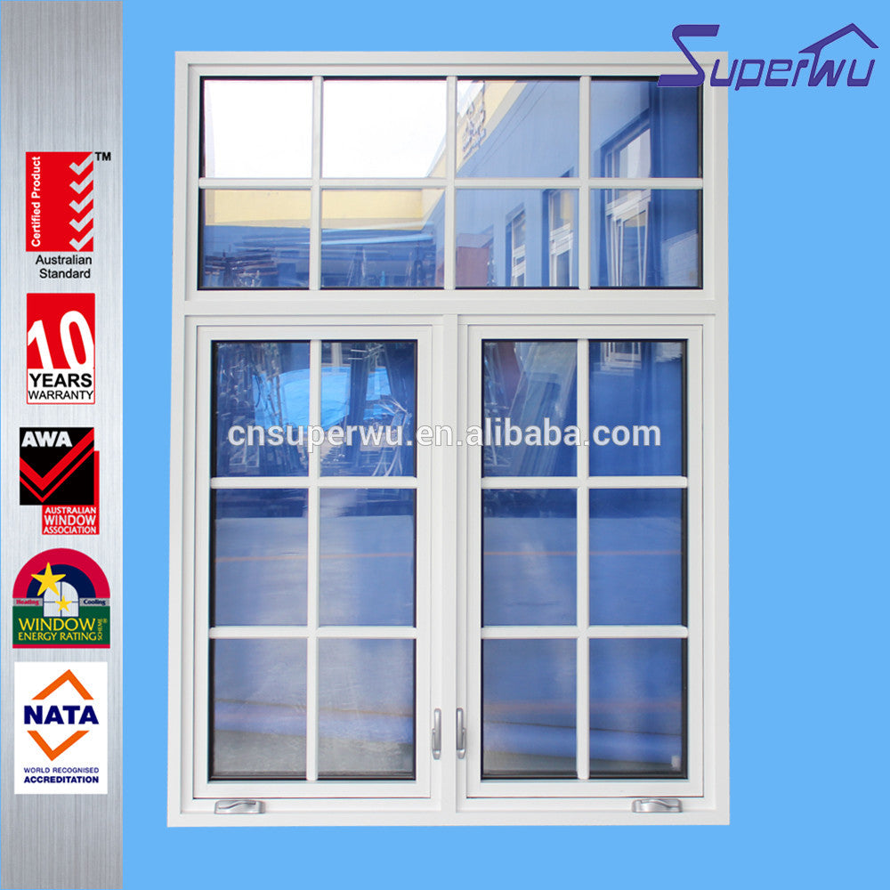 Superwu Florida product approval Double glazed aluminium french windows designs lowes window grids