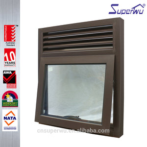 Superwu aluminum window extrusion profile sound proof awning windows United States