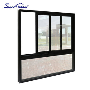 Superhouse Dwelling house use sliding glass window with mosquito net