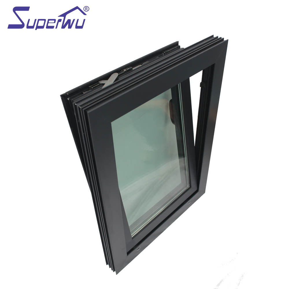 Superwu Australian Standard AS2047 AS/NZS2208 AS1288 exterior glass folding door Aluminium Tilt&Turn and fixed Window