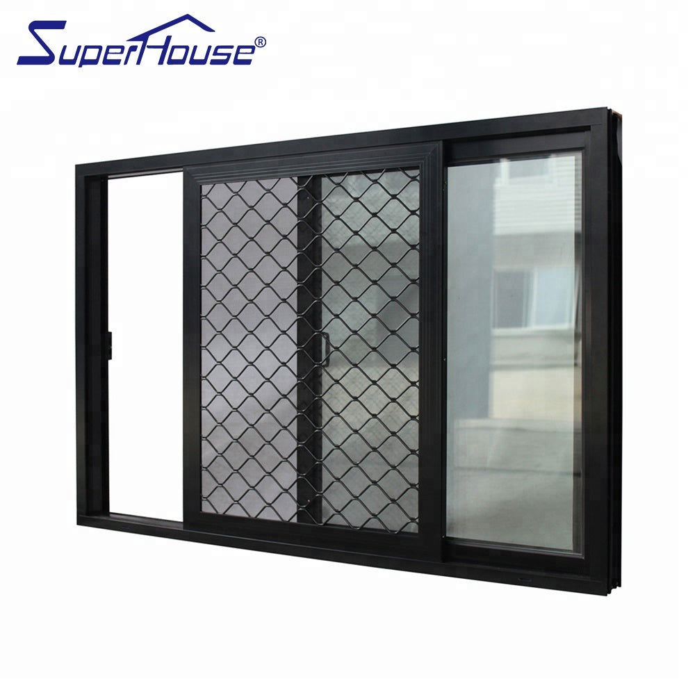 Superhouse Australia standard aluminium door window with iron window grill design