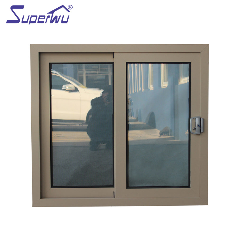 Superwu Top quality Meet Florida code standard wind proof sliding windows with timber reveal