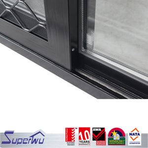 Superhouse American standard aluminum glass sliding window grill design
