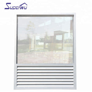 Superwu China Supplier Aluminum Fixed Louver window office house aluminum louver