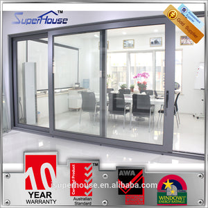 Superhouse Australia AS2047 Standard thermal break double glass aluminum lift sliding door for villa