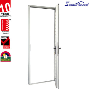 Suerhouse AS2047 standard swing open style pvc louvre french doors