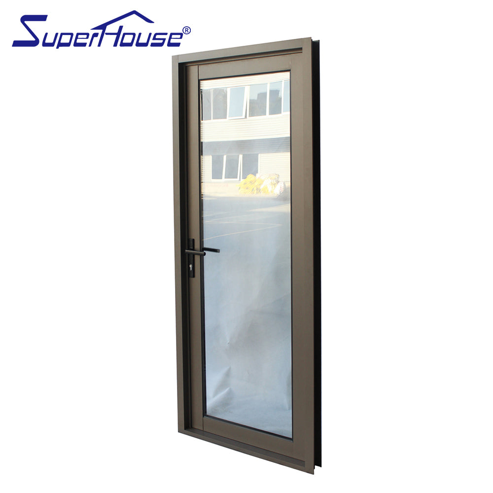 Superhouse Modern office aluminum swing door with AS2047 NFRC AAMA