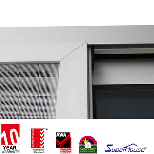 Superhouse USA Canada standard high quality thermal break energy rating aluminum sliding door for terrace veranda