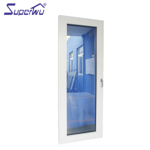 Superwu Thermal break AS2208 standard sound proof tilt turn open window for apartment