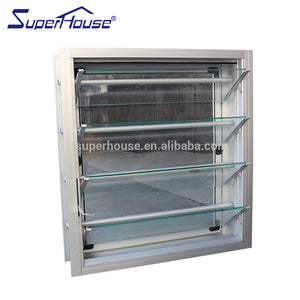 Suerhouse Security bar external aluminum glass louvres window