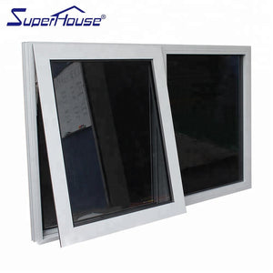 Superhouse As2047 As2208 As1288 standard double glazed aluminium awning window with Australia local design