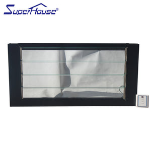 Superhouse Electric glass shutters aluminium louver window with 10 years warranty