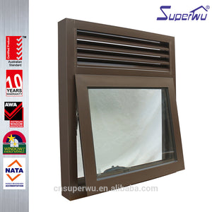 Superwu aluminum window extrusion profile sound proof awning windows United States