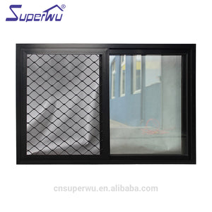 Superhouse Australian standard AS2047 aluminium glass sliding windows with insect screen