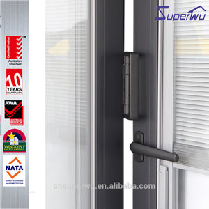 Superwu Miami Dade Code standards american front door aluminium sliding folding door