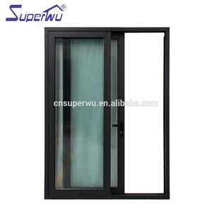 Superhouse Thermal break aluminum profile sliding door with retractable flyscreen for australia market
