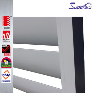 Superhouse Australia standard aluminium louvre window with fixed blades customized size louver window