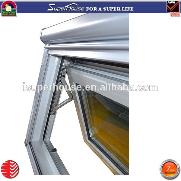 Superhouse China sound insulation aluminium roof swing window for villa