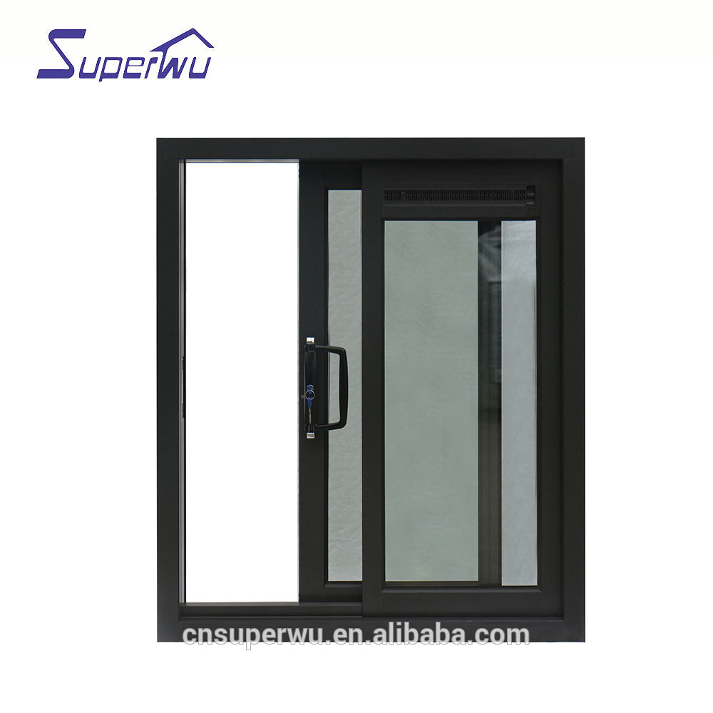 Superhouse Aluminum Profile anodized double boat glass sliding windows