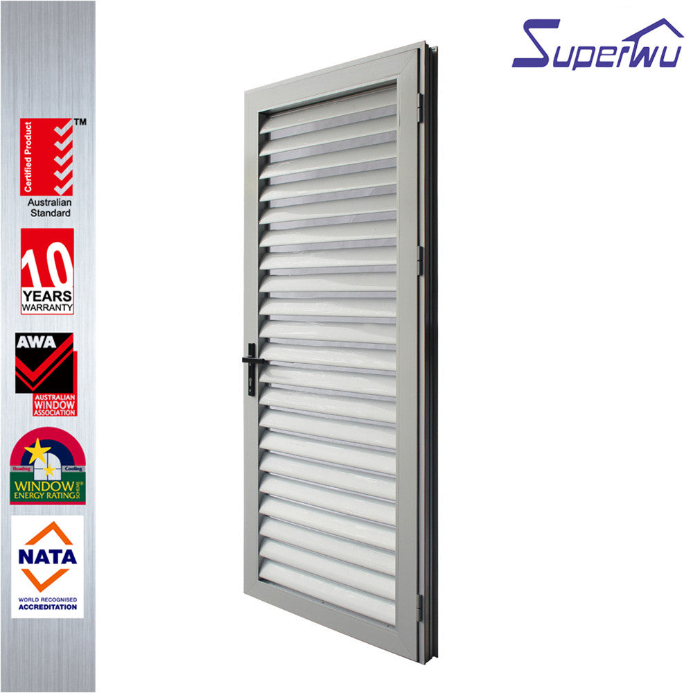 Superwu AU & NZ standard aluminum louver hinged doors