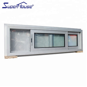 Superhouse AU & NZ standard commercial system impact resistance sliding window with flyscreen