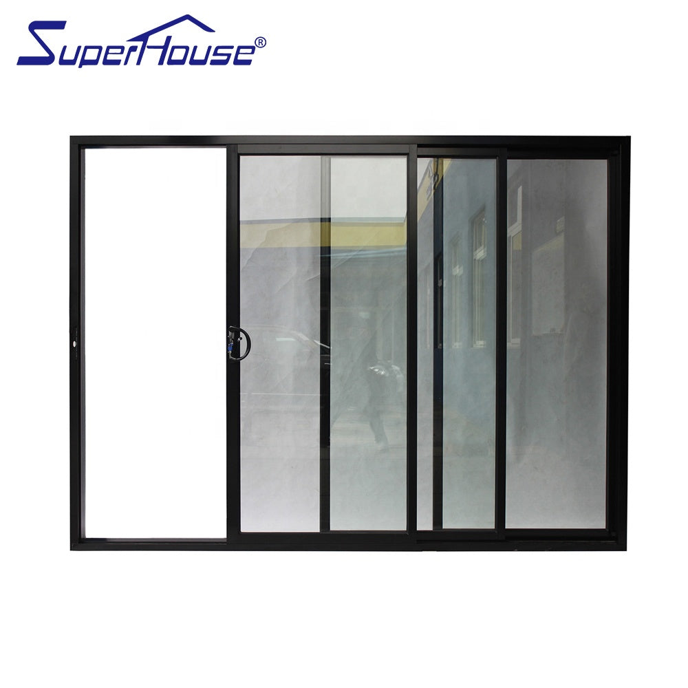 Superhouse USA standard triple sliding glass doors with German lock