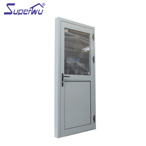 Superwu Australia Standard single glass casement door interior half doors with window stay