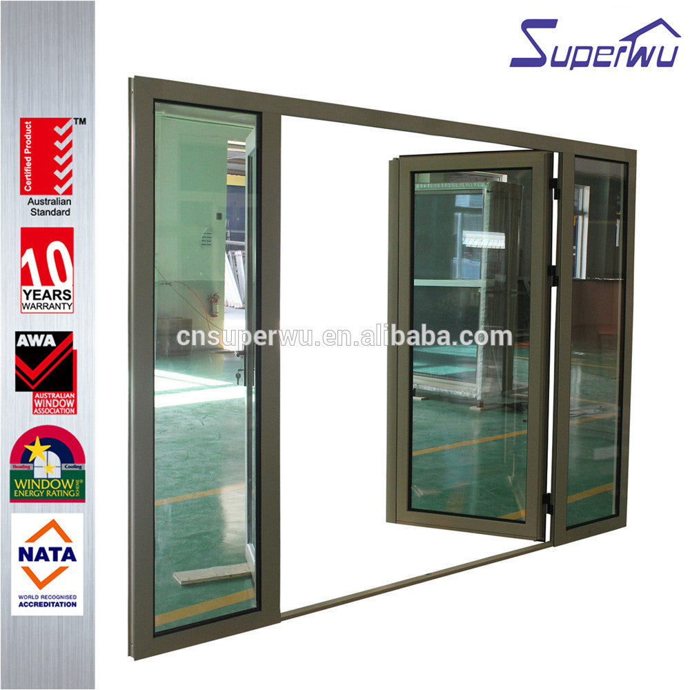 Superwu NAFS certificated China supplier commercial ventilated entry doors