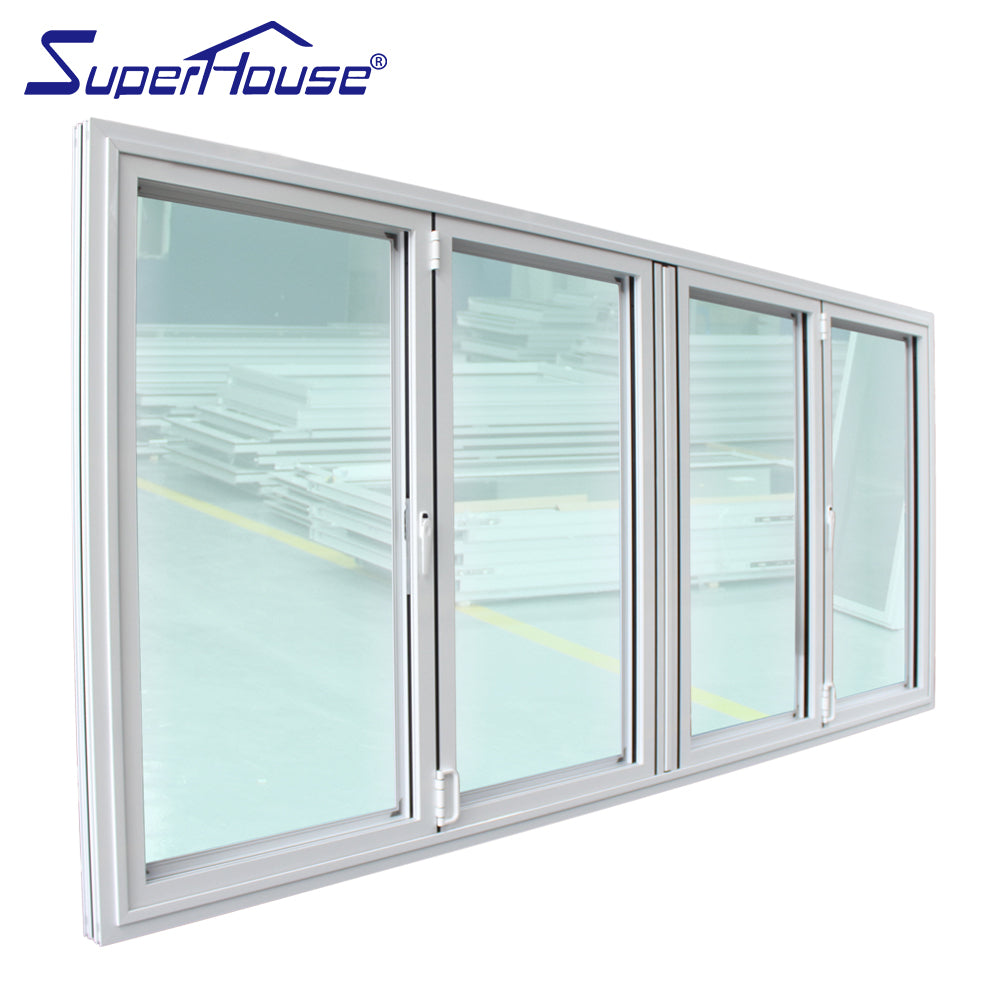 Superhouse Miami-Dade Country Approved large size double glass aluminum profiles windows