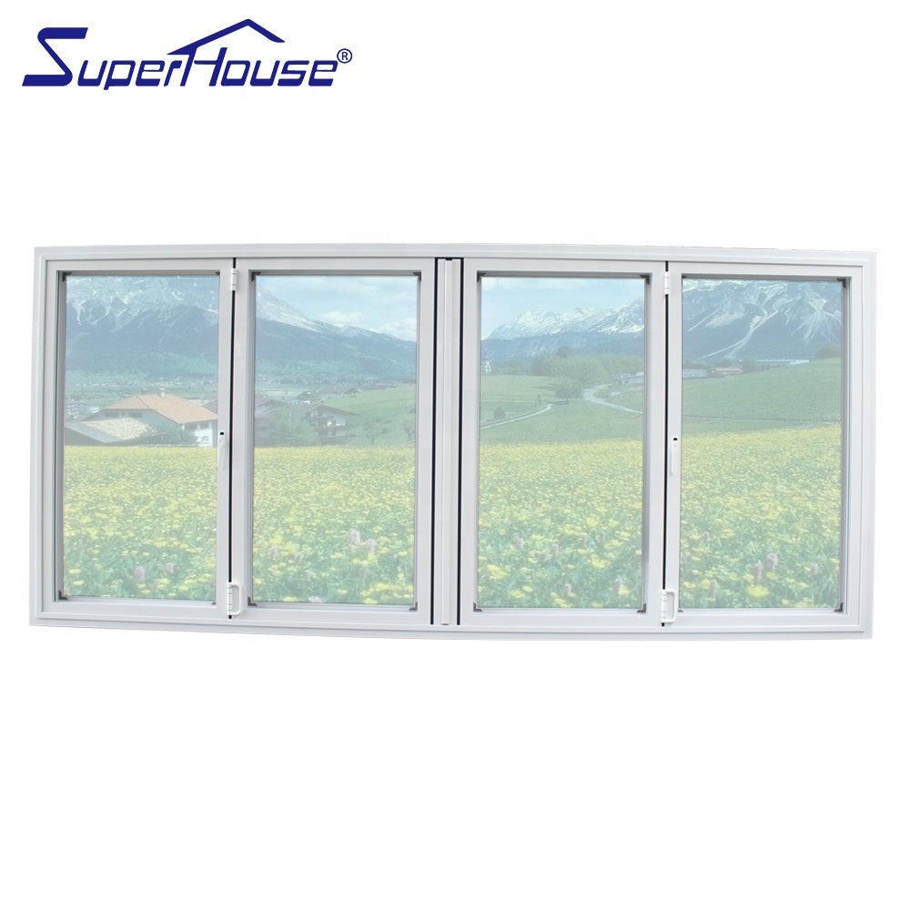 Superhouse Europe market style thermal break aluminum folding window