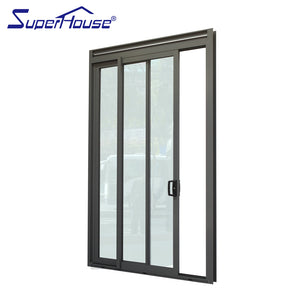 Suerhouse Bulletproof glass exterior automatic sliding door mechanism with low price