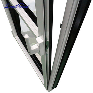 Superhouse Picture pvc window profiles casement window with grid for front door design with iron window grill design