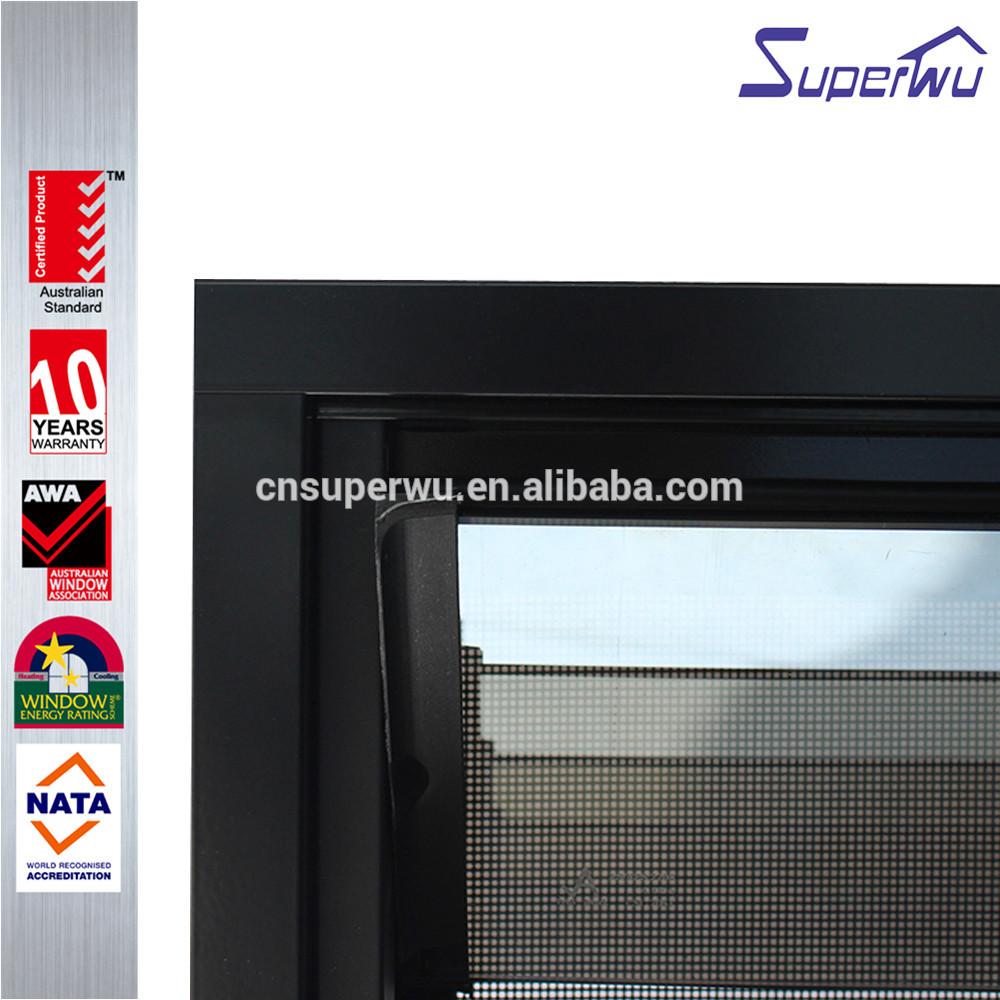 Superhouse Superhouse thermal break aluminum frame louver windows with glass blades and fly screen