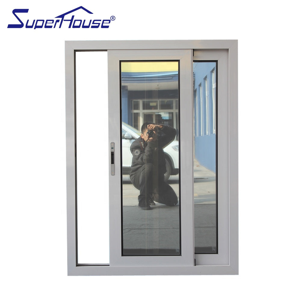 Superhouse Australia standard powder coating white black color slim frame aluminum sliding window for container house