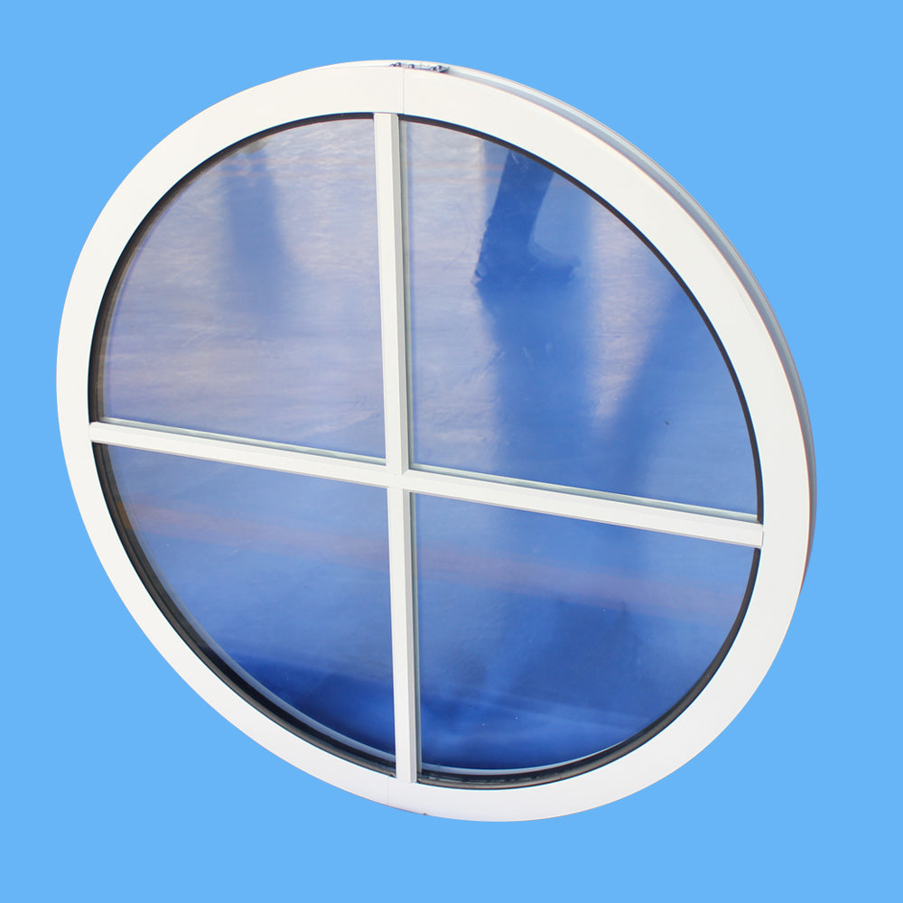 Suerhouse thermal break aluminium frame round window double glass round window for sale