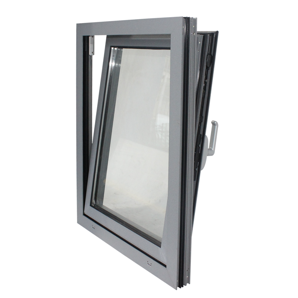 Superhouse USA AAMA standard double glazed aluminum tilt turn window with German hardware