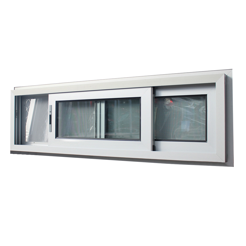 Superwu 2017 latest design double glazed small aluminum basement sliding window