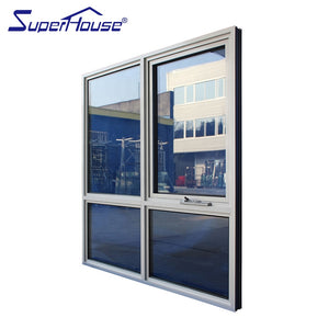 Superhouse aluminium mirror glass awning window