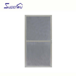 Superwu Wholesale Australia design residential aluminum steel wire screen windows