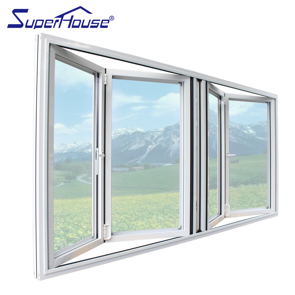 Superhouse Superhouse window aluminum patio folding windows Germany hardware with 10 years warranty
