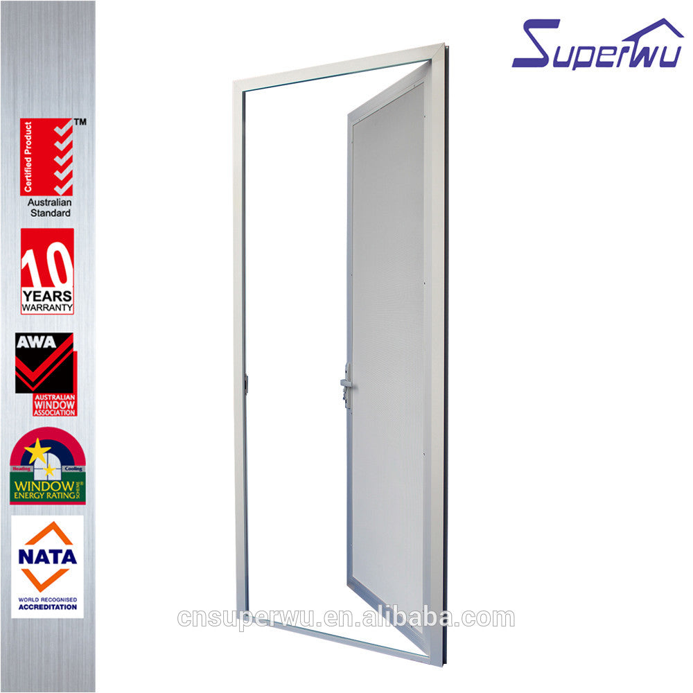 Superhouse energy saving Australia standard glass interior door/glass door/used exterior doors for sale