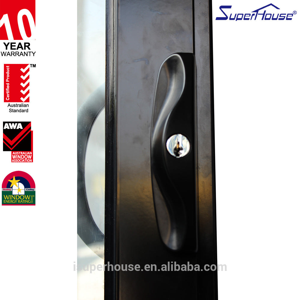 Suerhouse Superhouse AS2047 certified sliding front doors european style interior door double entrance door