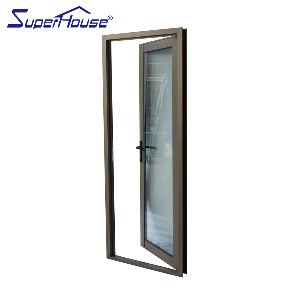 Superhouse Modern office aluminum swing door with AS2047 NFRC AAMA