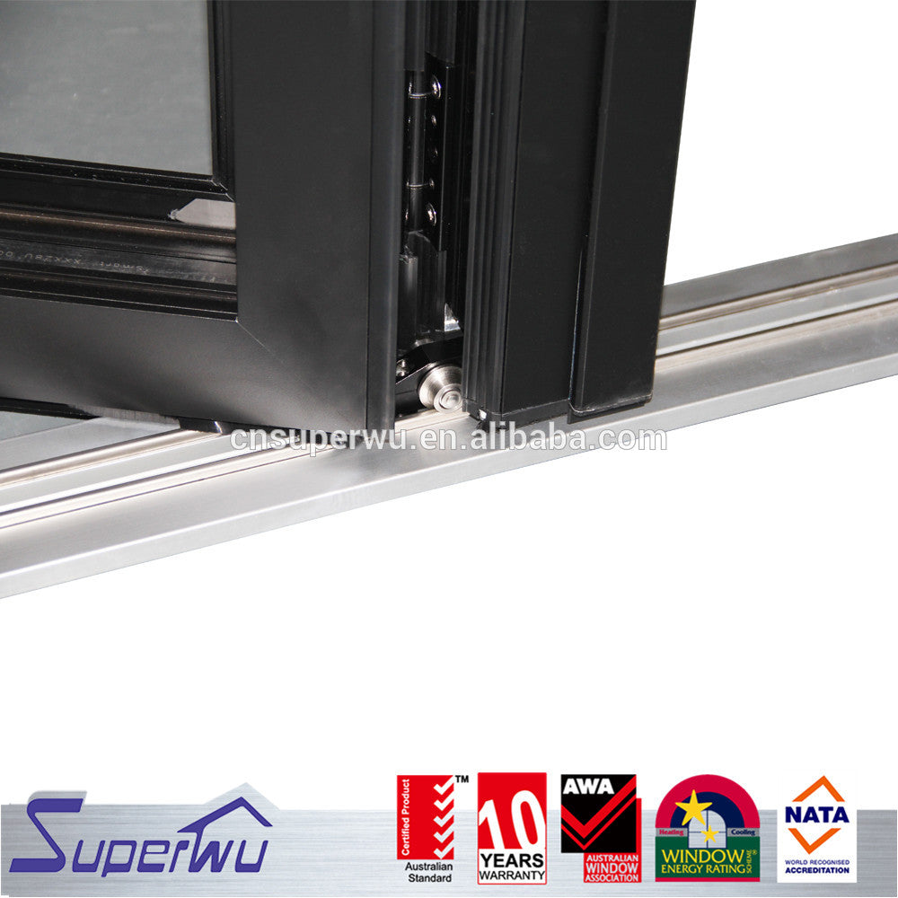 Superhouse Superwu cheap metal accordion interior aluminum folding doors with locks