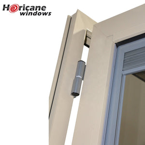 Superhouse Modern residential large aluminum double hinged patio security doors with built in blinds