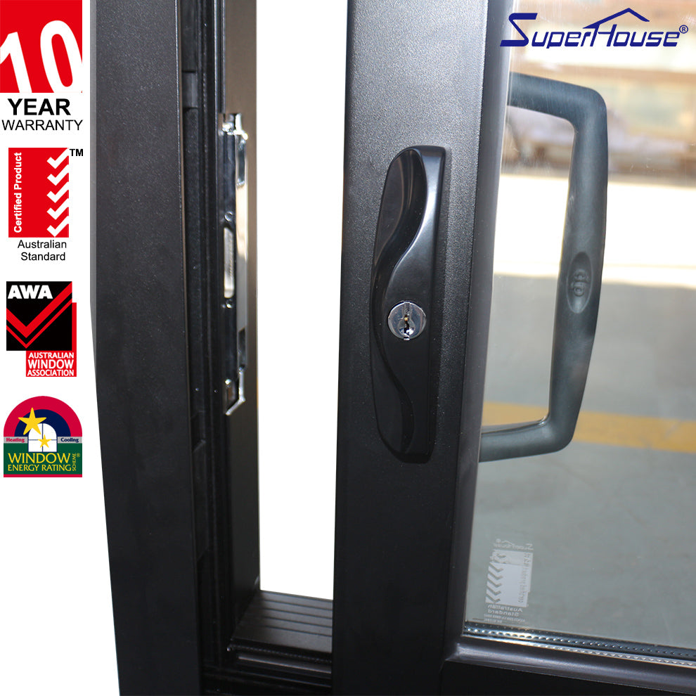 Superhouse Australian standards AS2047 AS2208 AS1288 thermal break aluminum dorma automatic sliding door