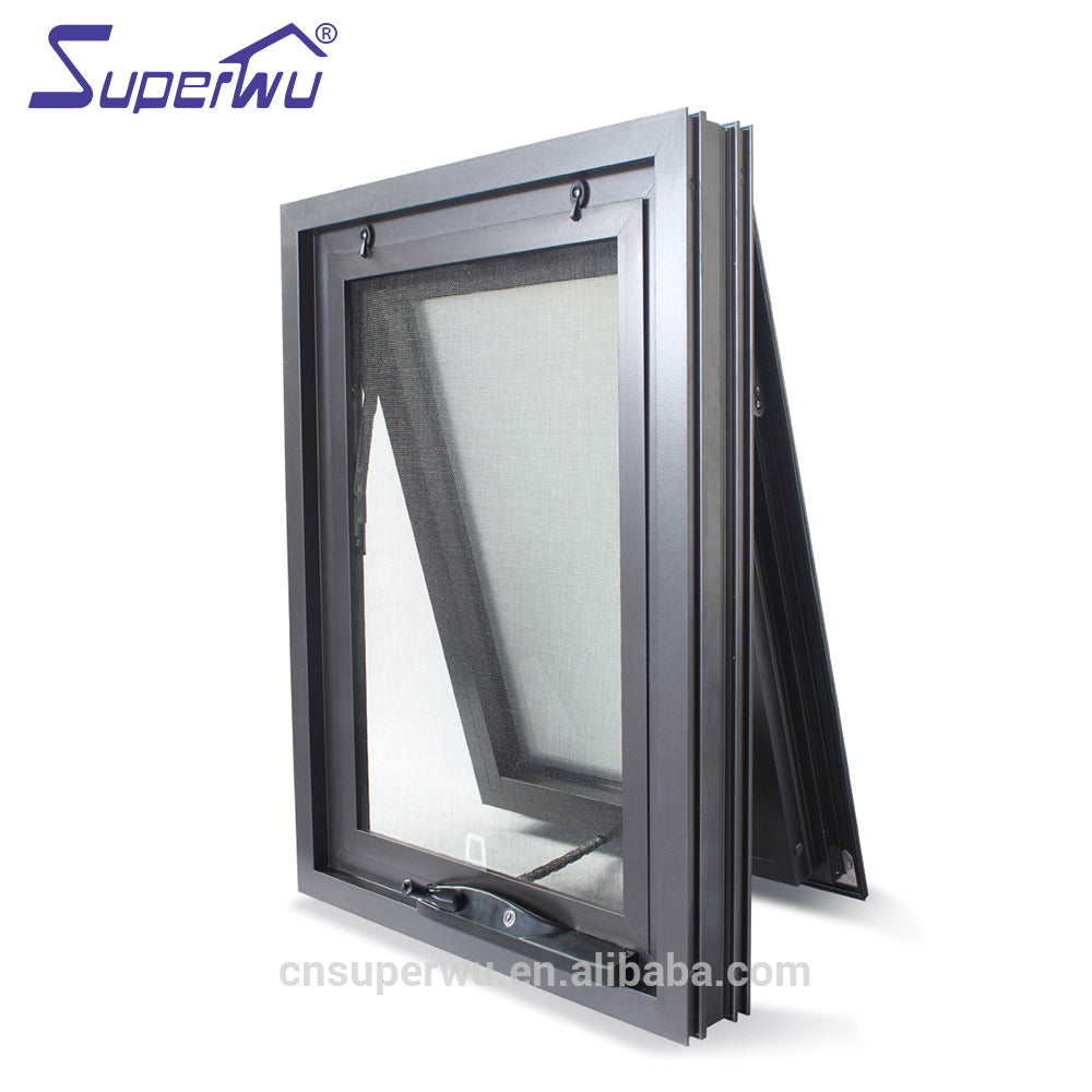 Superhouse China product double glazed aluminum australian standard awning window
