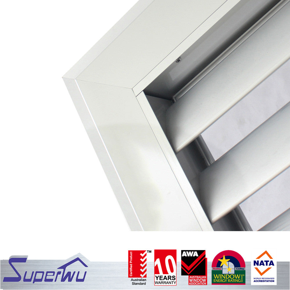 Superwu AU & NZ standard aluminum louver hinged doors