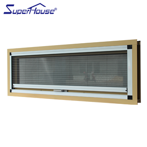 Superhouse Window door with modern design glass awning windows with blinds in