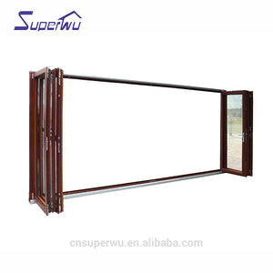 Superhouse China dust proof exterior aluminum bi-fold doors prices